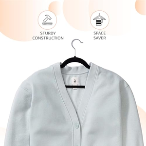 Cintres en velours ultra-minces et antidérapants pour costumes et manteaux, gain de place pour la maison - Product Image 4