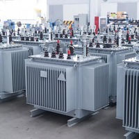 Transformateur de puissance triphasé immergé dans l'huile S22-M 10kV/20kV 100kVA-1600kVA à cuve corruguée IEC 50Hz pour postes de distribution