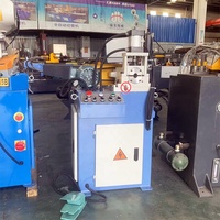 Machine à chanfreiner et à ébavurer pour le façonnage des extrémités de tuyaux, le traitement des barres en PVC et en acier, haute performance, semi-automatique