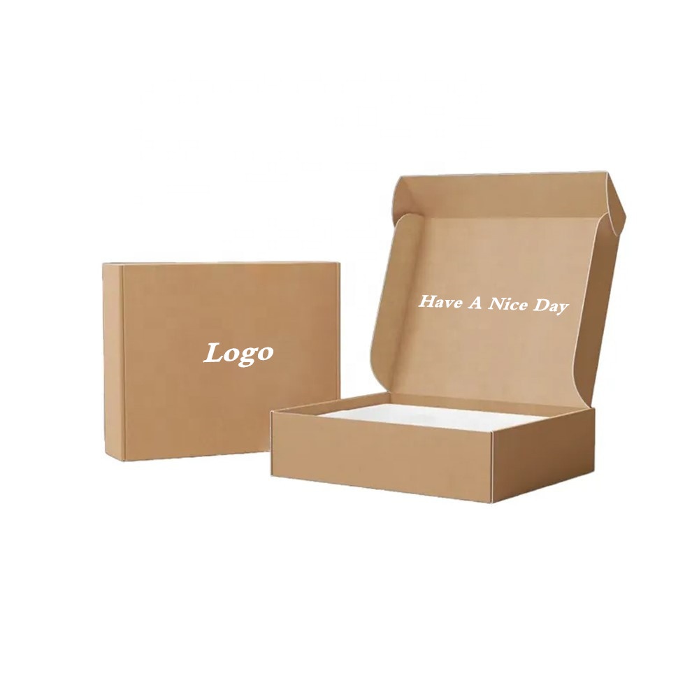 Kostenlose Muster verpackung Umwelt freundliche Versand kartons Benutzer definiertes Logo Karton Papier Mailer Box