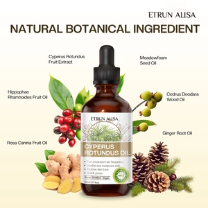 ETRUN ALISA Private Label Cyperus Rotundus olio per la depilazione pelle liscia idratante e lenitivo per tutti i tipi di pelle - Product Image 5