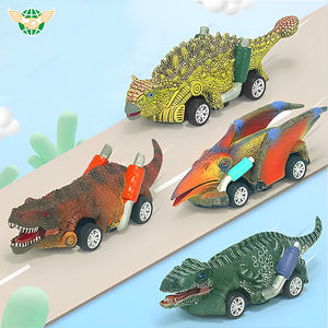 Offre Spéciale en gros 6 pièces dinosaure voiture jouets retirer dinosaure voiture pour 2 ans garçon et enfant en bas âge voiture jouets pour enfants - Product Image 2
