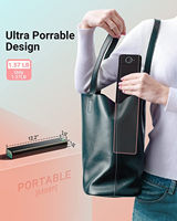 Impresora Portátil de Documentos A4 en Oferta, con Batería de 1200 mAh, Resolución de 203 dpi, para Papel Térmico de 8.26"x11.69", sin Tinta, M08F