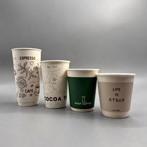Gobelets en papier sur mesure, à paroi simple, pour boissons chaudes, qualité alimentaire, jetables, avec impression numérique – Direct Usine - Product Image 4