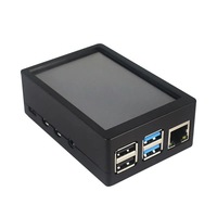 Ahududu Pi 4B harici ABS kasa ahududu Pi 4. Nesil 3. Nesil kasa 3.5 inç vitrin fanı