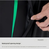 Combinaison de pluie pour moto intégrale pour homme, vêtements de pluie pour la conduite, design deux pièces spécifique aux adultes, style épais, combinaison de pluie réfléchissante