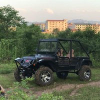 Nouveau style 2026, voiture tout-terrain Jeep, design noir, 4 roues motrices, taille réelle, chariot Jeep Club, buggy des dunes, kart Jeep à vendre