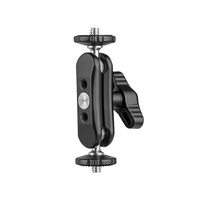 360 °   Support de caméra à pince super robuste avec rotule pour guidon, perche et trépied - Idéal pour Insta360, GoPro, DJI, téléphone, appareil photo reflex numérique
