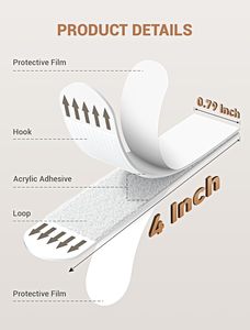 Tiras colgantes de imagen grande de servicio pesado Ganchos colgantes de imagen para decoración de pared - Product Image 5