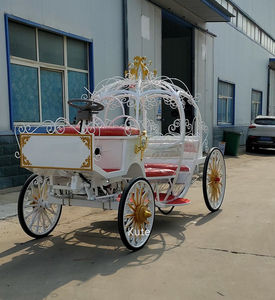 Chariot de luxe en forme de citrouille Cendrillon pour la visite des sites touristiques, chariot de princesse pour hall d'hôtel - Product Image 4