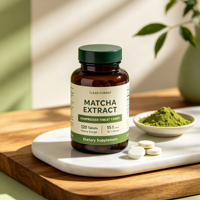 Comprimés de matcha aux enzymes naturelles de fruits et légumes, OEM ODM, marque privée, logo personnalisé, approvisionnement, soutien antioxydant haute puissance