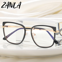 2025 Square Frame Anti Blue Light Blocking Brille zum Fernsehen TR90 Frame Frauen Männer Trendy Augenschutz Optische Brille
