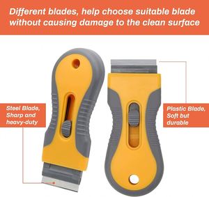 Razor Blade Scrape With Blades, <b>Scraper</b> <b>Tool</b>, Razor Blade Retractable, <b>Paint</b> Stripping <b>Tool</b>, Hob Oven Glass Cooker Cleaning <b>Tool</b> - Product Image 3