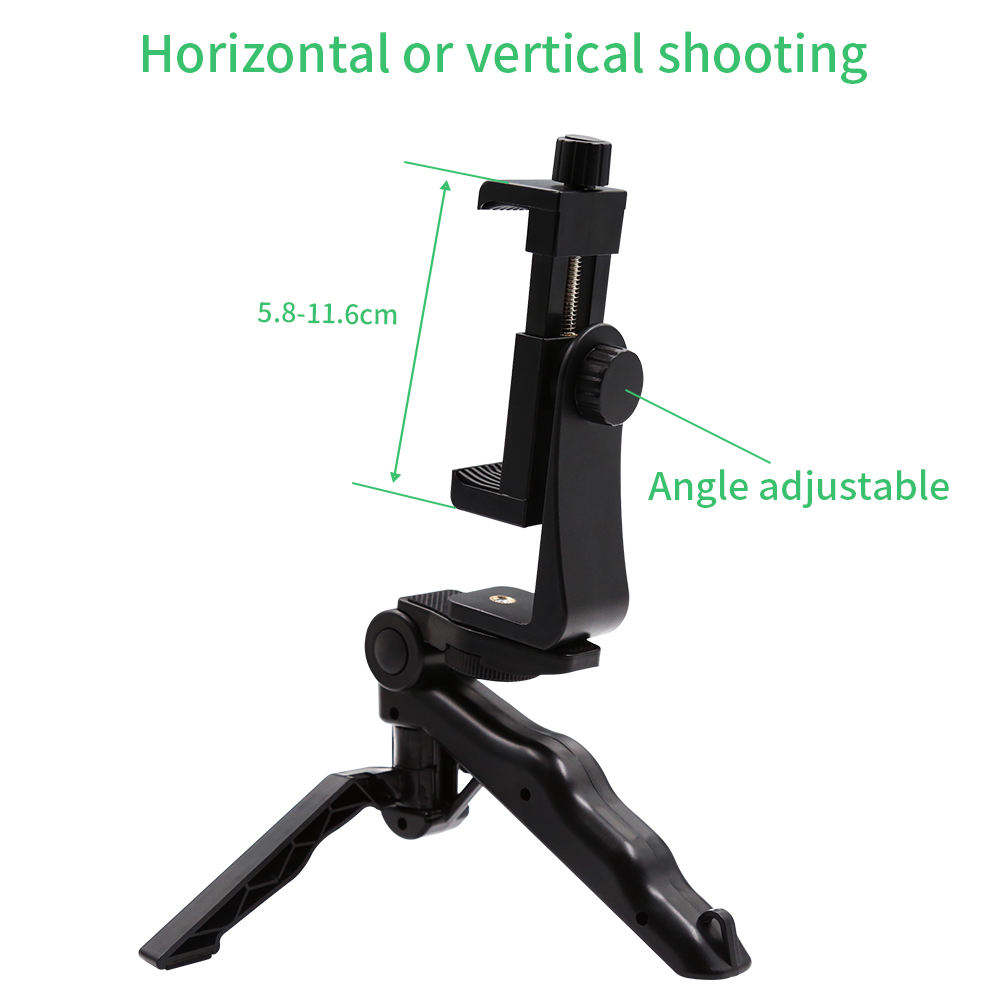 Handheld Grip Stabilizer Phone Camera Tripod Holder Selfie Stick Handle Holder Stand for Gopro iPhone Xiaomi Huawei Phone
