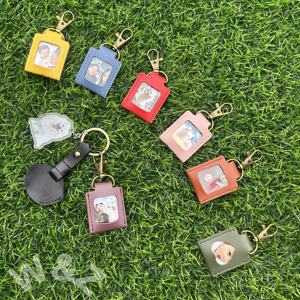 Mini álbum de fotos llavero múltiple foto conmemorativa llavero para mamá papá recuerdo regalo cuero marco de fotos ANIVERSARIO DE San Valentín - Product Image 2