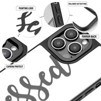 Prix d'usine, vente en gros, coques de téléphone personnalisées en sublimation 3D 2D avec logo, bord souple en TPU, noir, antichoc, pour iPhone Samsung
