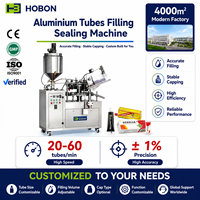 Machine automatique de remplissage et de scellage de tubes en aluminium pour colle adhésive, crème cosmétique