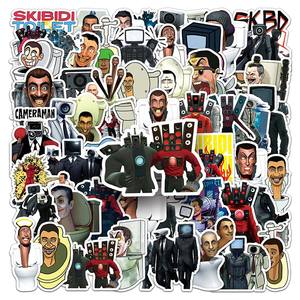 Autocollant de toilette Skibidi 60 pièces pour jeu de dessin animé - Product Image 1