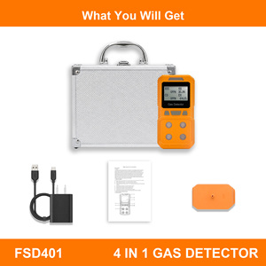 Détecteur de gaz professionnel 4 en 1 avec alarme intégrée pour gaz combustibles, étanche, batterie rechargeable haute performance - Product Image 4