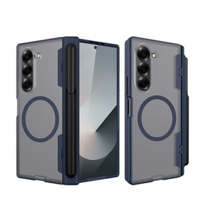 สินค้าขายดีที่สุด: เคสพับได้สำหรับ Samsung Z Fold 6 พร้อมวงแหวนแม่เหล็กขนาด 1.5 นิ้วสำหรับการชาร์จแบบไร้สายและ - Product Image 5