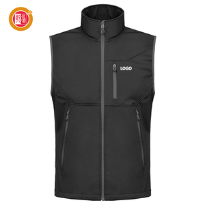 Body personnalisé chaud imperméable <span class=keywords><strong>Plus</strong></span> la taille vestes Softshell pour hommes gilets de Golf & gilets - Product Image 5