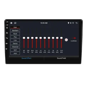 ユニバーサルAndroid10.1 9インチHDタッチスクリーンダブルdinオプションのワイヤレスカープレイと有線Android自動GPSナビゲーション