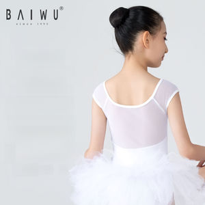 119244002 Baiwu personnalisé enfants sans manches vêtements de danse Ballet <span class=keywords><strong>justaucorps</strong></span> manches longues ballerine Dancewear enfants filles BalletTutu <span class=keywords><strong>justaucorps</strong></span> - Product Image 3