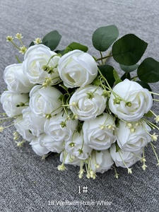 Nouveau commerce extérieur faisceaux <span class=keywords><strong>Rose</strong></span> usine 18 <span class=keywords><strong>West</strong></span> Yang Lei mariage fausses fleurs Noël <span class=keywords><strong>Rose</strong></span> tenant des fleurs en gros - Product Image 6