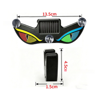 Auto Solar Dreieck-Fenster Teufelsauge Atmosphärenlicht Modifikation Warnleuchte USB Neon