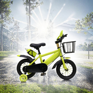 Bicicleta Infantil con Ruedas de Entrenamiento, Una Velocidad, Cuadro de Acero, Canasta Delantera, 12, 14, 16, 18, 20 Pulgadas - Product Image 3