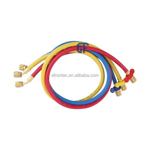 टिकाऊ डिजिटल R410a R32 उच्च दबाव कई गेज सेट, पेशेवर उपयोग के लिए चार्जिंग होज भारी शुल्क निर्माण के साथ सेट - Product Image 1