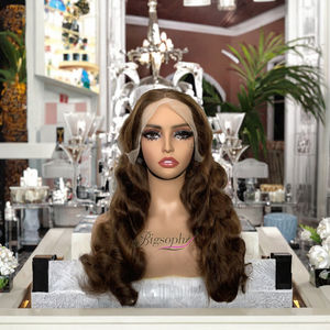 Perruques Frontales en Dentelle Vague Corps Cheveux Humains Vietnamiens Bruts Glueless HD pour Femmes Noires Style Yaki Longueur Vente en Gros - Product Image 3