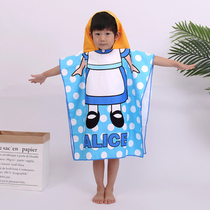 Serviette poncho en microfibre légère à séchage rapide et à capuche pour enfants, couverture <span class=keywords><strong>de</strong></span> <span class=keywords><strong>piscine</strong></span> et <span class=keywords><strong>de</strong></span> plage pour nouveau-nés et jeunes enfants - Product Image 2
