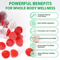 Gummies OneBotanical Chardon-Marie pour la Détoxification et la Réparation du Foie, Soutien Immunitaire Naturel, Compléments Détoxifiants pour le Foie
