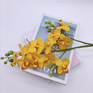 Thiết Kế Mới Nhân Tạo Bất Cảm Ứng 3 Chi Nhánh Bonsai Trang Trí Hoa Bất Cảm Ứng Cao Su Hoa Nhân Tạo - Product Image 6