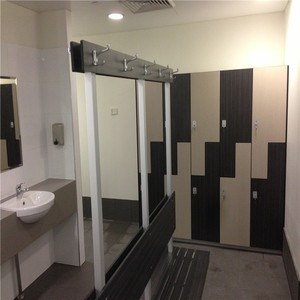 Brikley rắn HPL Bảng điều chỉnh hiện đại phòng tập thể dục tủ nhỏ Gọn Lớp Laminate với Phenolic Locker và kết hợp khóa nhà Máy Giá - Product Image 5