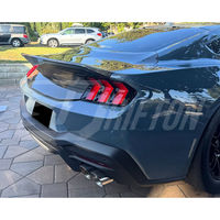 Tapa de Maletero Trasera de Fibra de Carbono de 1 Pieza Drifton Mustang High Kick SA, Acabado Brillante/Mate, Protección UV para Ford Mustang Gen7 S6