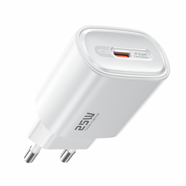 Toocki Advanced PPS PD3.0 Fast Power Charger 25W Single USB C Compact Type C Charger with C to C Cable for Travel