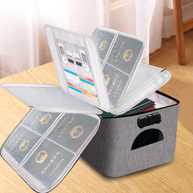 High Quality Luxury PU Leather Document