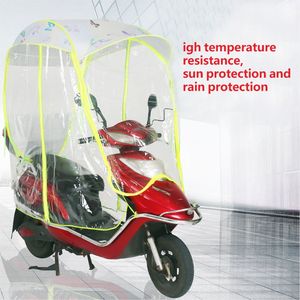 Guarda-chuva Manual para Motocicleta com Proteção Solar Completa, Impermeável, Cobertura para Bicicleta e Motocicleta em Tecido de Nylon 190T, 100cm - Product Image 5