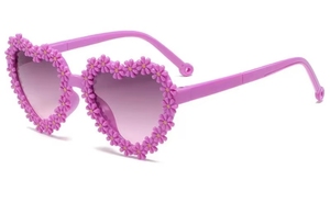 Gafas de Sol para Niñas con Diseño de Corazón, Protección UV400, Estilo Fresco y Dulce para Salidas al Aire Libre, Gafas Personalizadas - Product Image 5