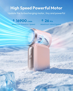 พัดลมพกพาขนาดเล็กแบบชาร์จไฟได้ผ่านพอร์ต USB พร้อมโลโก้สั่งทำ โรงงานขายส่งโดยตรง - Product Image 6