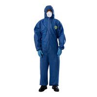 Combinaison de protection jetable CAT III Type 5/6 SMS antistatique pour la peinture industrielle et la manipulation de l'amiante