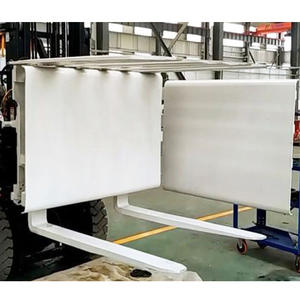 Nouvelle pince à pousser pour <span class=keywords><strong>chariot</strong></span> élévateur en acier inoxydable de haute qualité 2024, inverseur 360 °   Rotation stable pour chariots élévateurs de 3 à 8 tonnes - Product Image 1