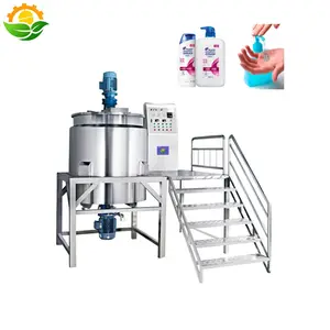 3000l Fabriek Mengtank 2000l Vaatwasser Tabletten Machine Automatische Vloeibare Zeep Productielijn In Guangzhou