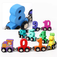 Blocchi di Costruzione Educativi per Bambini, Treno con Animali e Dinosauri, Auto Giocattolo Digitale, Giochi Montessori per Bambini
