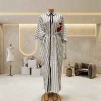 Nouvelle Robe Longue Bubu Africaine Imprimée pour Femme, Tendance 2026, en Polyester Respirant, Ample et Décontractée, Style Ethnique, Idéale pour les Fêtes Estivales