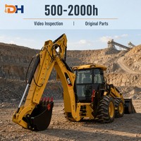 Chargeuse-pelleteuse CAT 450F d'occasion, 11 tonnes, 127 CV, godet de 1,3 m3, origine USA