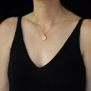 Collier en acier inoxydable avec pièce celtique Rhiannon, plaqué or 18 carats, pendentif <span class=keywords><strong>déesse</strong></span> <span class=keywords><strong>Epona</strong></span>, étanche, hypoallergénique, cadeau de bijoux - Product Image 3