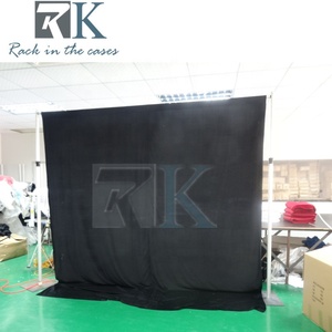 Kit de support portable et réglable pour rideaux et tentures, idéal pour la décoration murale de mariages, fêtes et événements. - Product Image 5